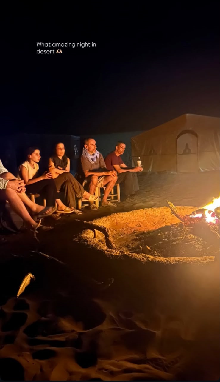 Soirée feu de camp berbère
